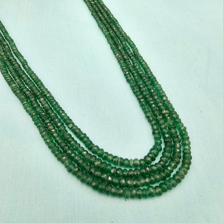 4L Emerald faceted Beads