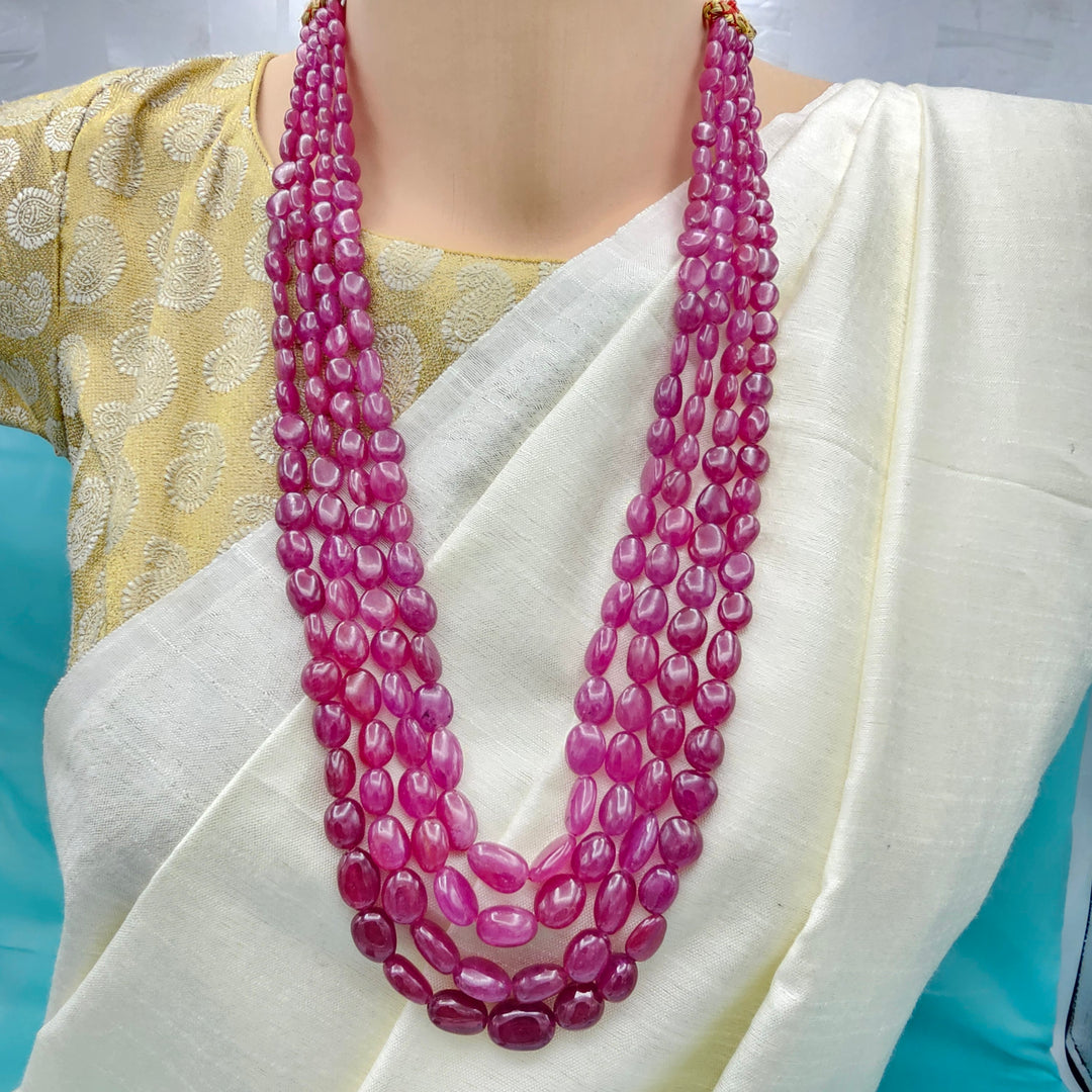 4L-24" AAA+ Ruby Beads Chain