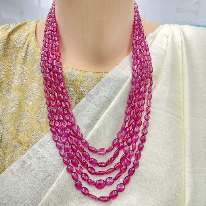 5L AAA+ Ruby Beads Chain