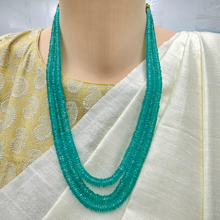 3 Strands Emerald Beads