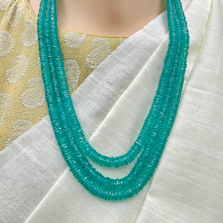 3 Strands Emerald Beads