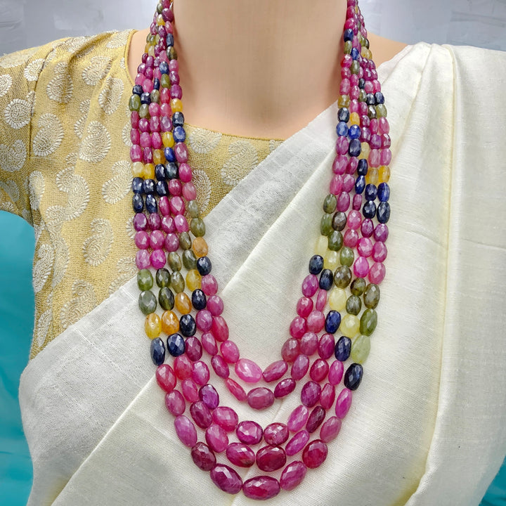 AAA+Precious Faceted Necklace