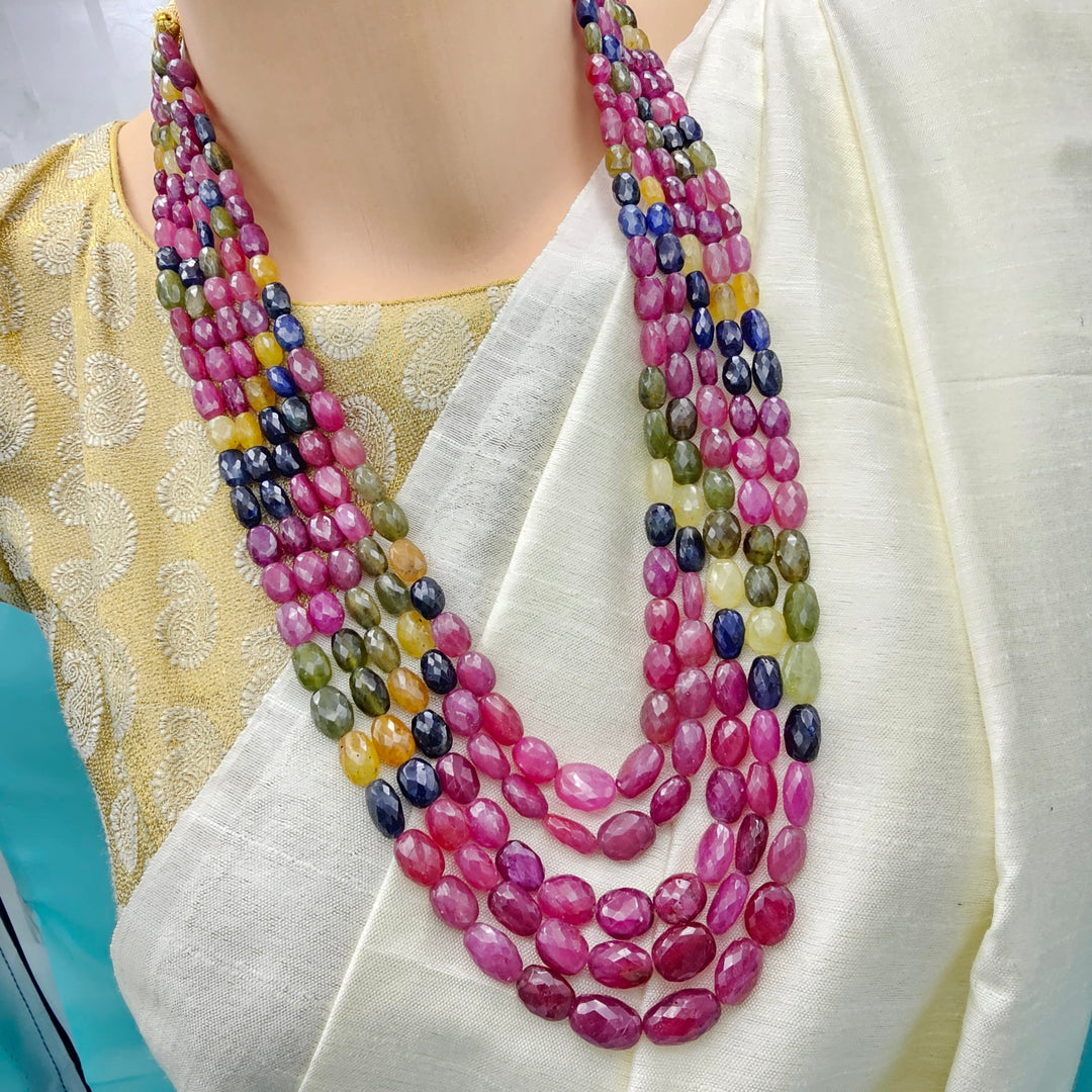 AAA+Precious Faceted Necklace