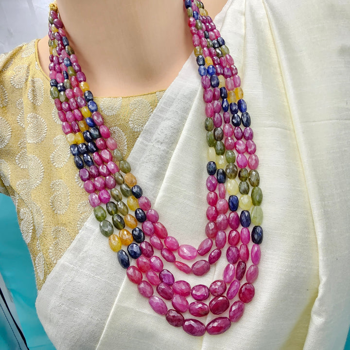 AAA+Precious Faceted Necklace