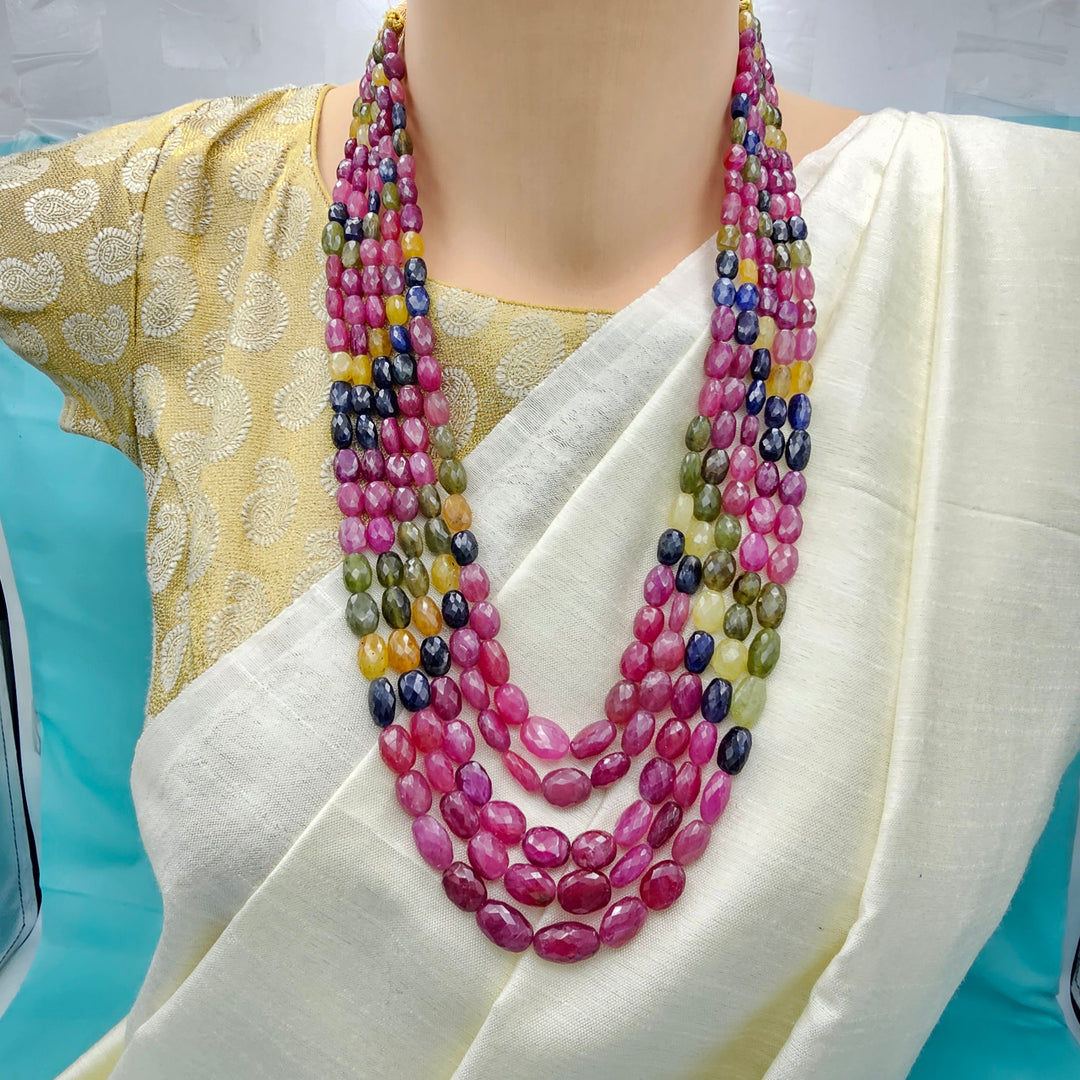 AAA+Precious Faceted Necklace