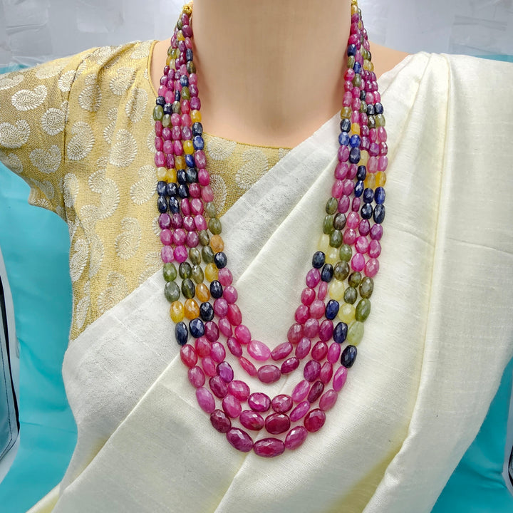 AAA+Precious Faceted Necklace