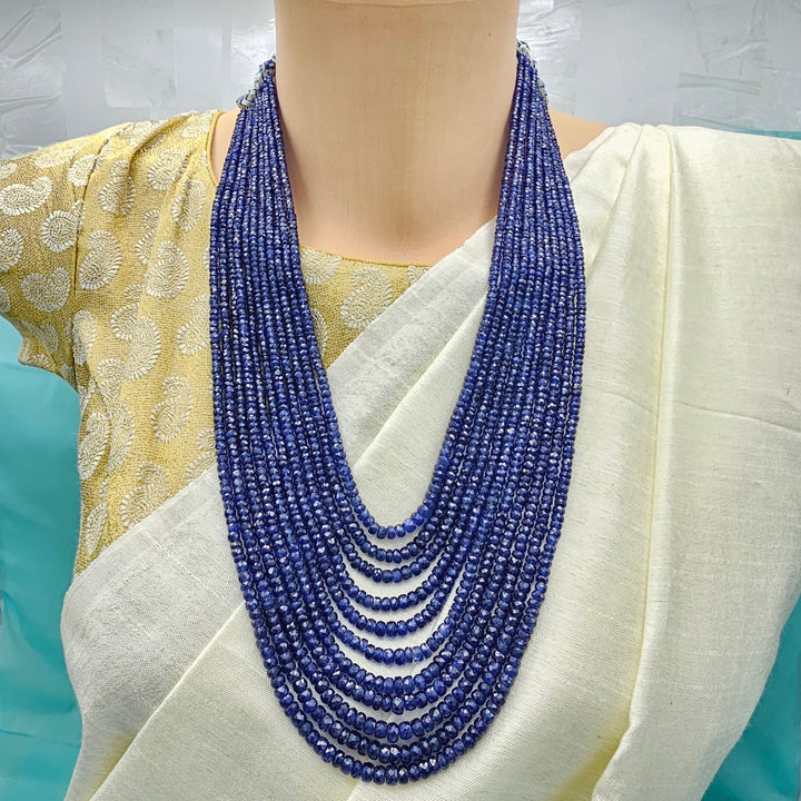 11 Layers Sapphire Beads