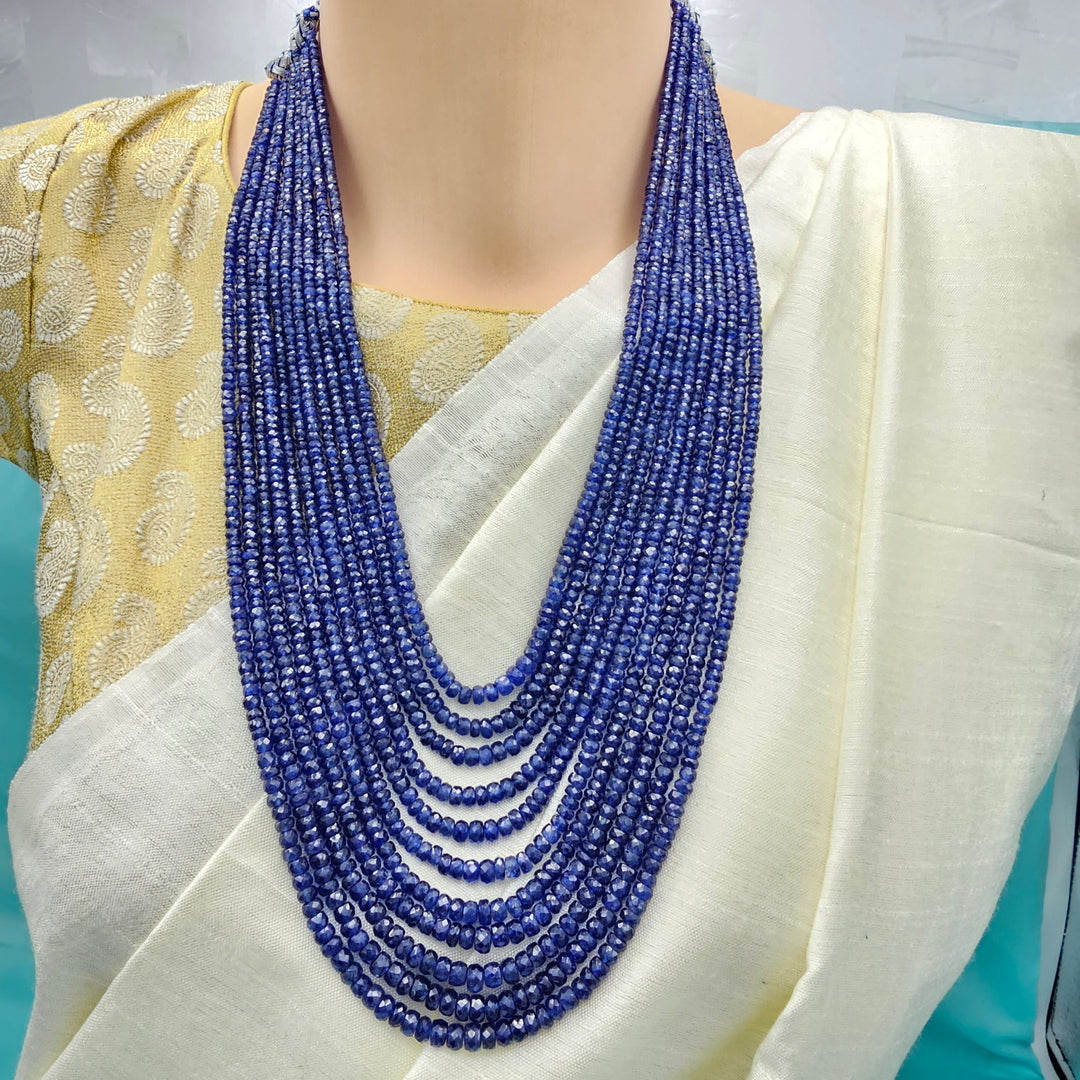 11 Layers Sapphire Beads