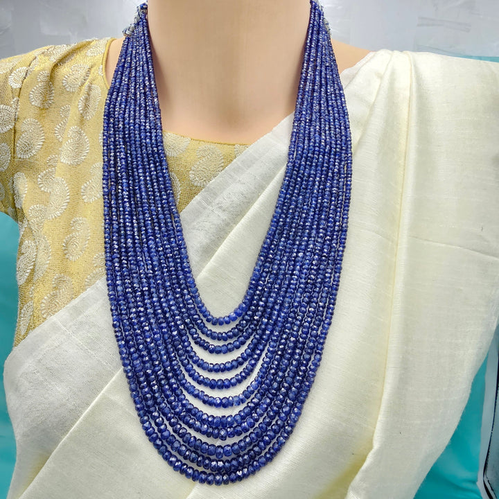 11 Layers Sapphire Beads