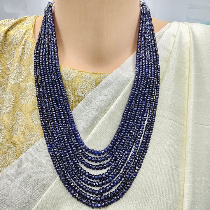 8 layers AAA+ Sapphire Beads
