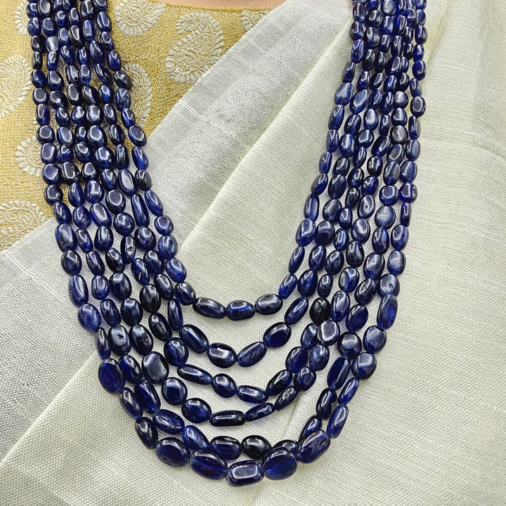 6 layers Oval Sapphire Beads