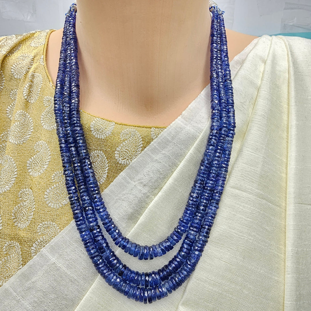 3 layers Sapphire Beads