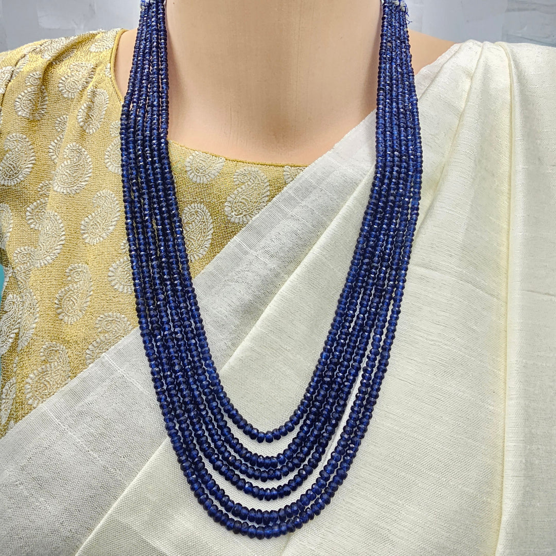 6 layers Sapphire necklace