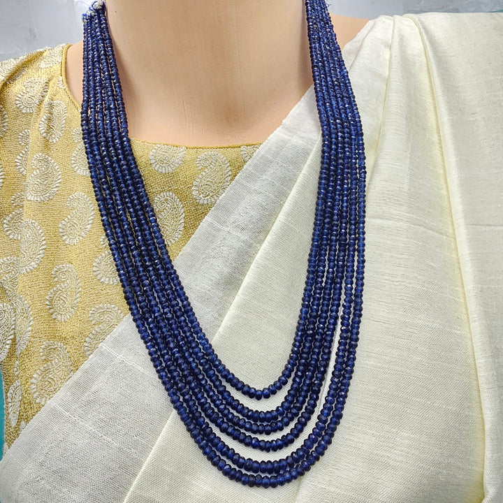 6 layers Sapphire necklace