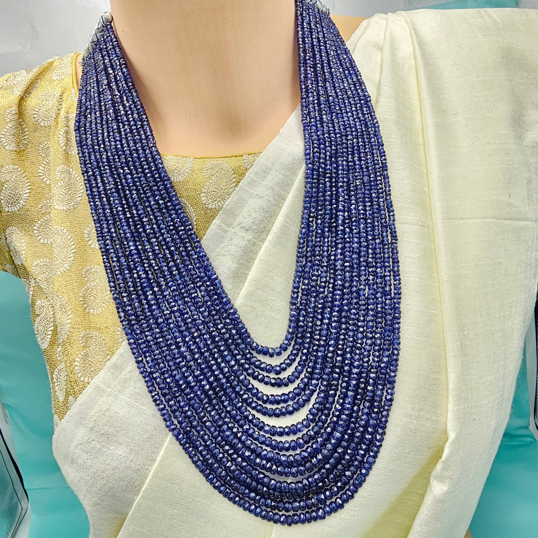 13 Layers AAA+ Sapphire necklace