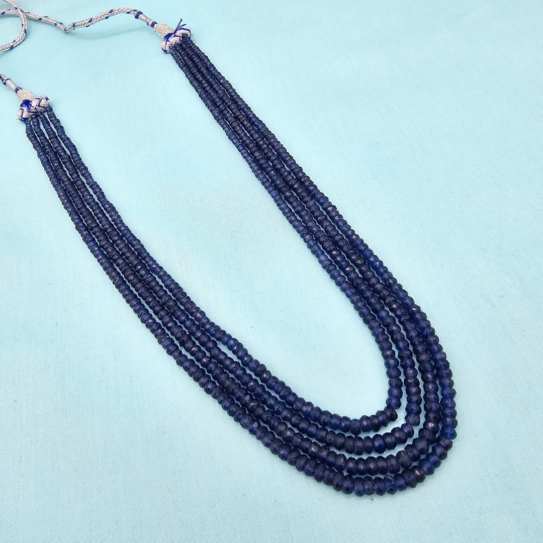 4 Layers Sapphire necklace
