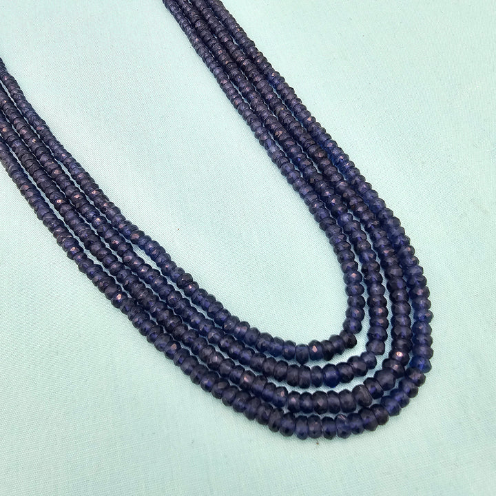4 Layers Sapphire necklace