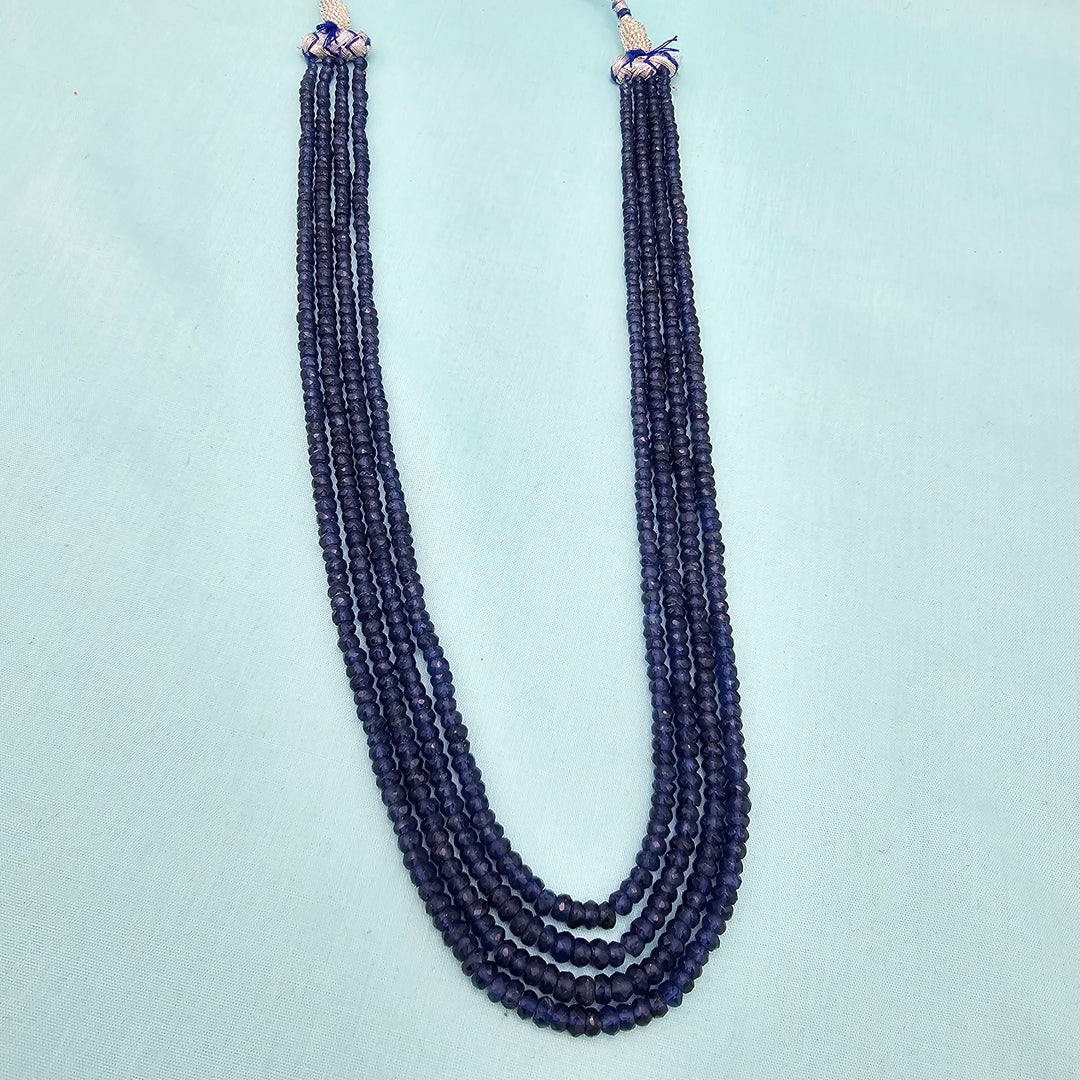 4 Layers Sapphire necklace