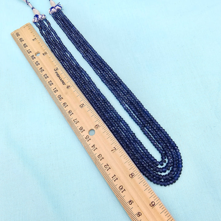 4 Layers Sapphire necklace