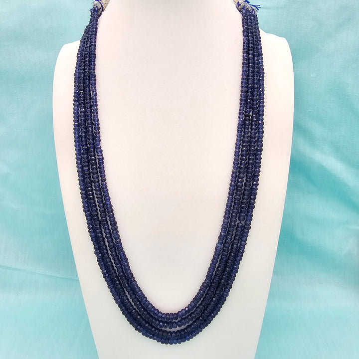 4 Layers Sapphire necklace