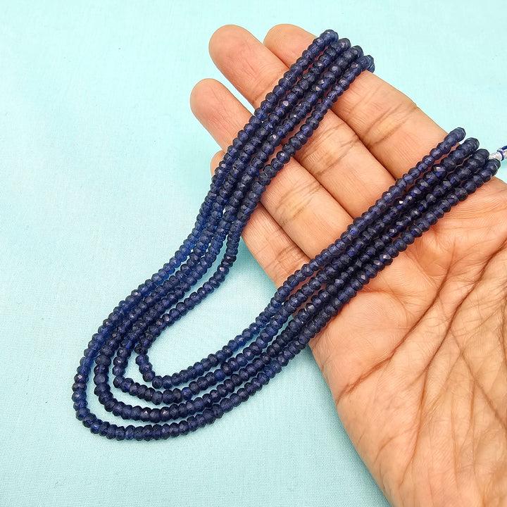 4 Layers Sapphire necklace