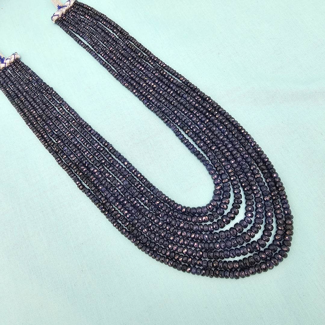 8 layers AAA+ Sapphire Beads
