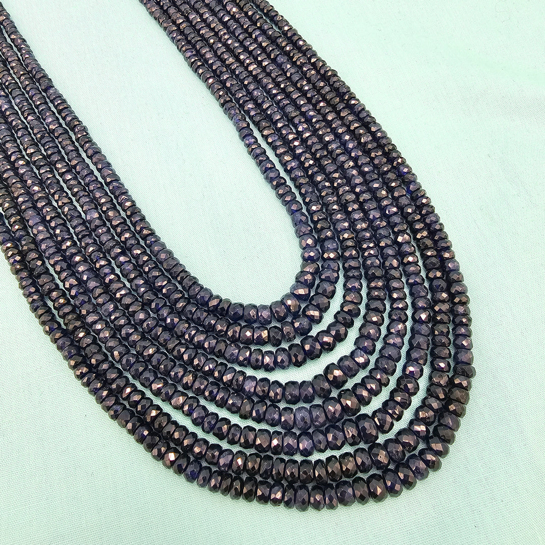 8 layers AAA+ Sapphire Beads