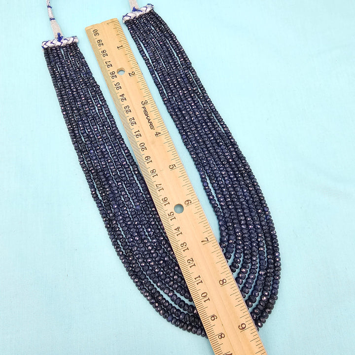 8 layers AAA+ Sapphire Beads
