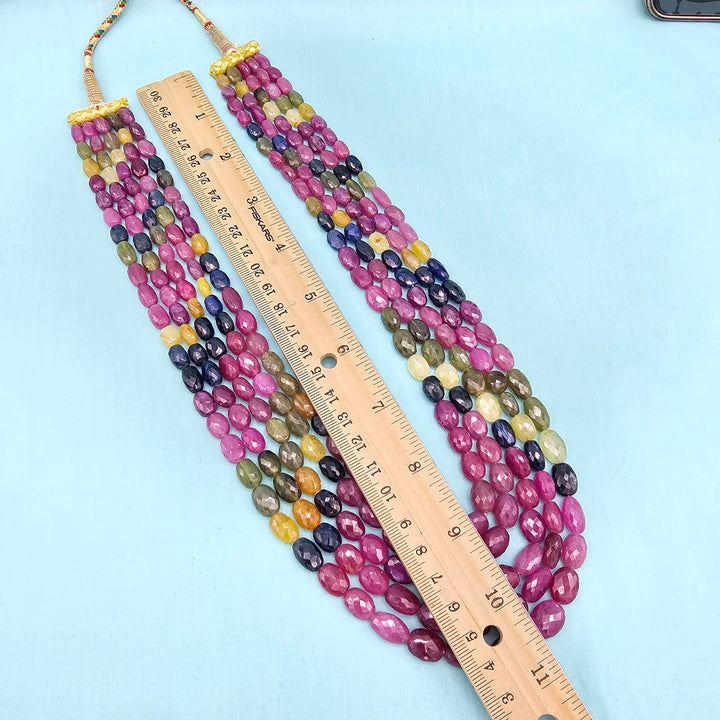 AAA+Precious Faceted Necklace