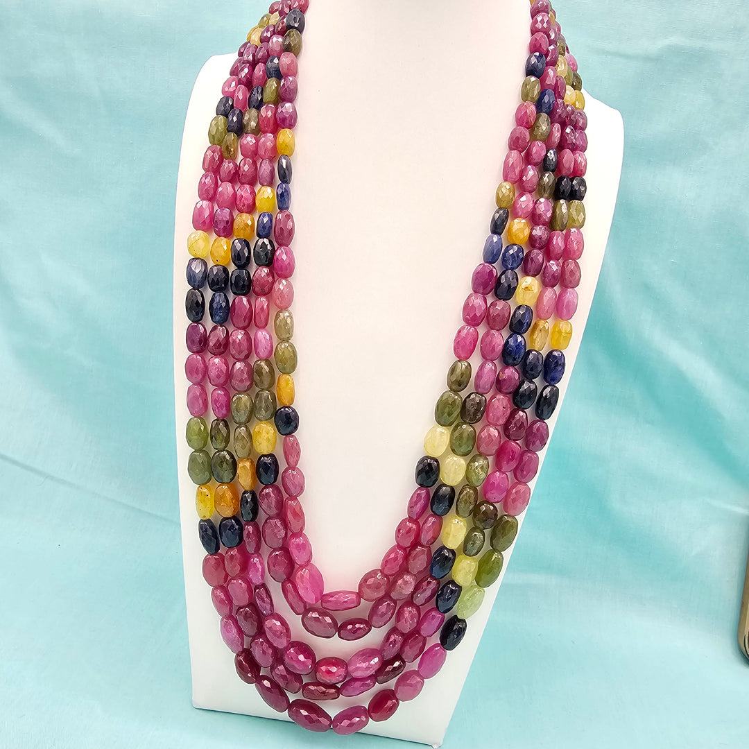 AAA+Precious Faceted Necklace