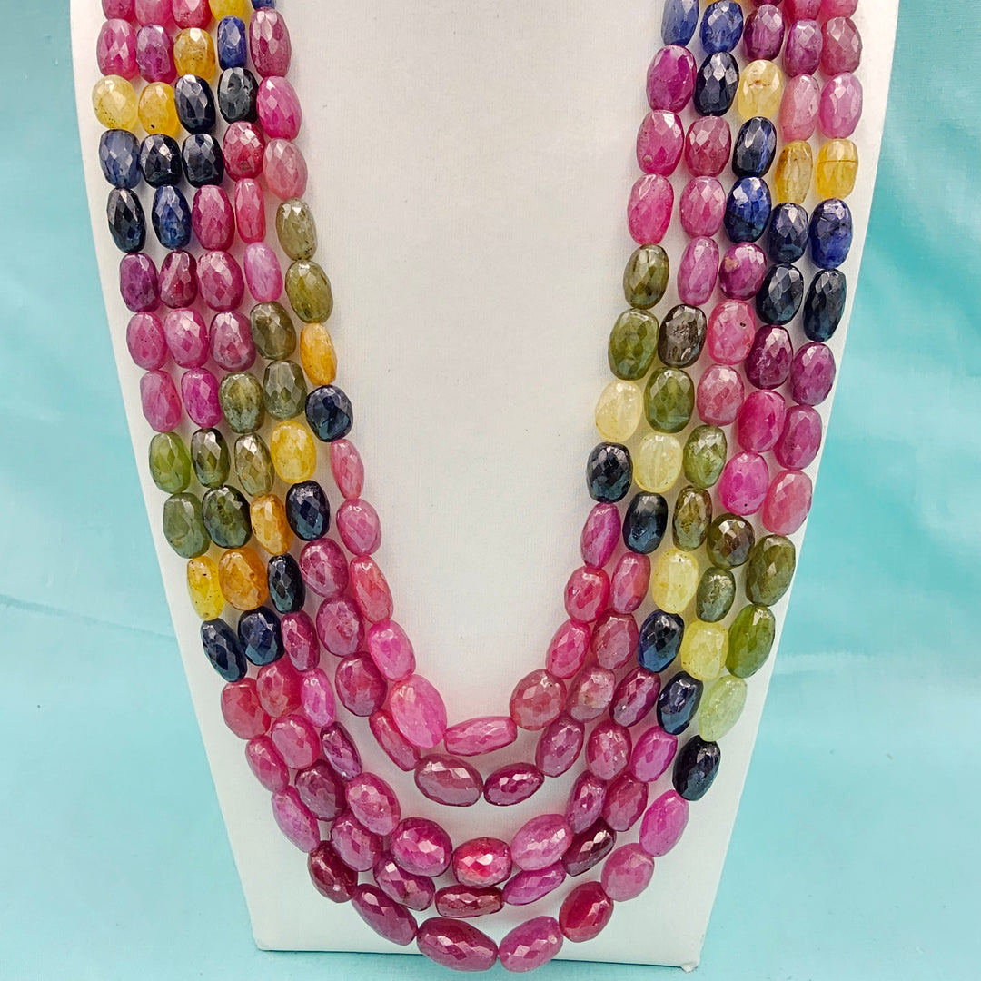 AAA+Precious Faceted Necklace