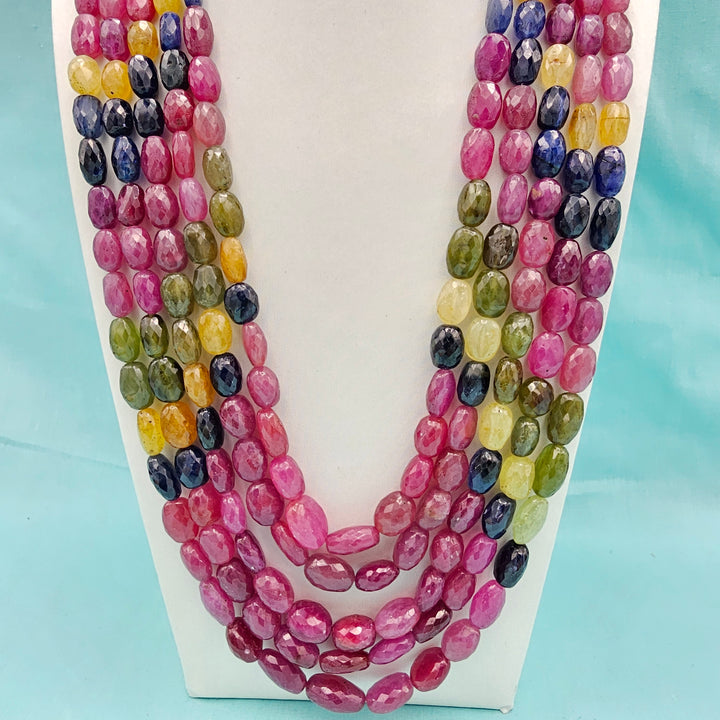 AAA+Precious Faceted Necklace
