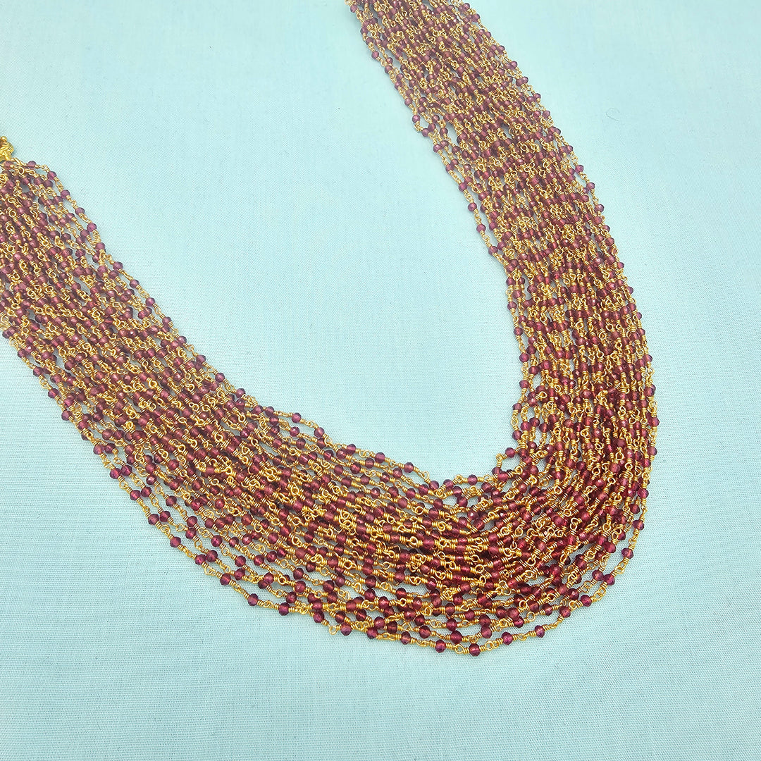 27 layers Ruby necklace