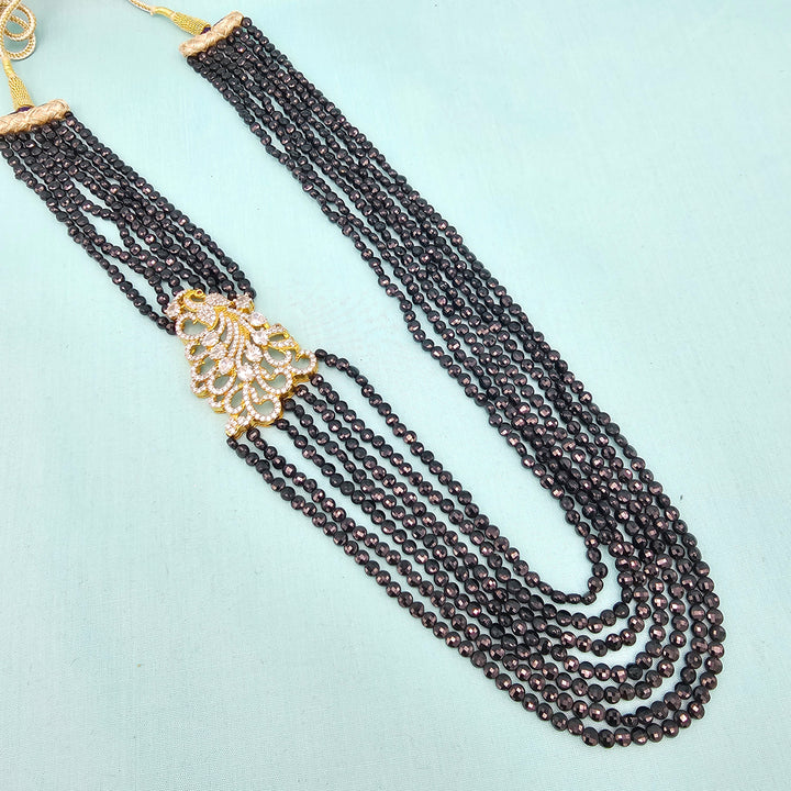 CZs -Black faceted beads