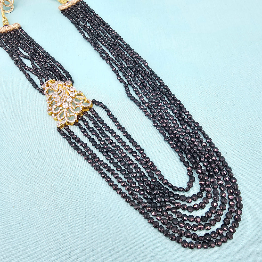 CZs -Black faceted beads