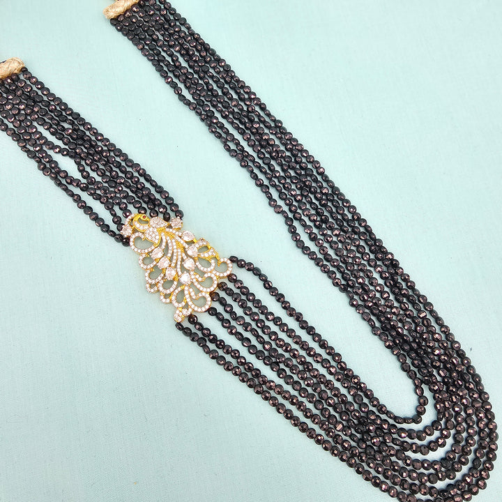 CZs -Black faceted beads