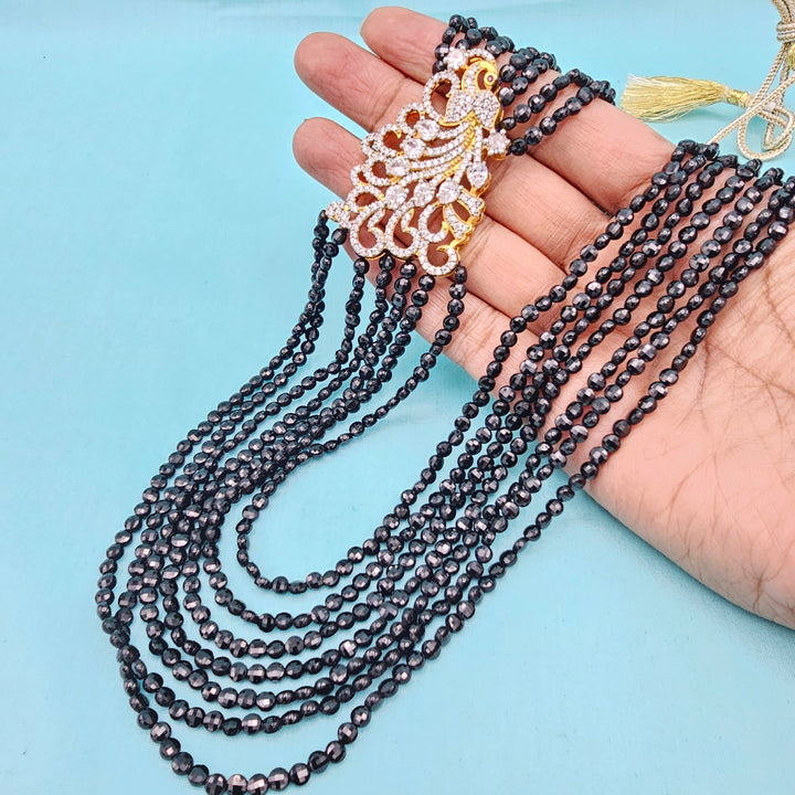 CZs -Black faceted beads