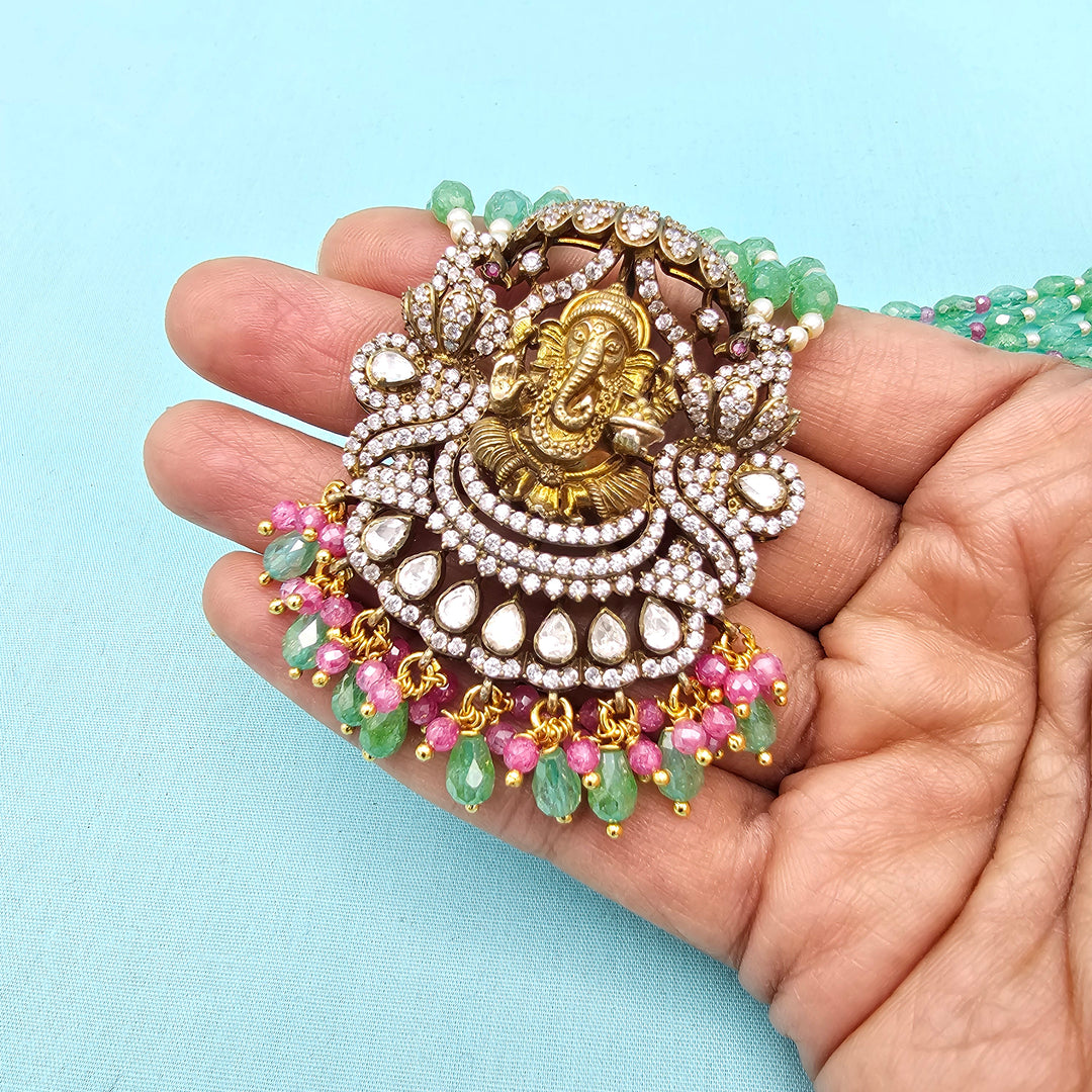 Victorian Ganesh necklace