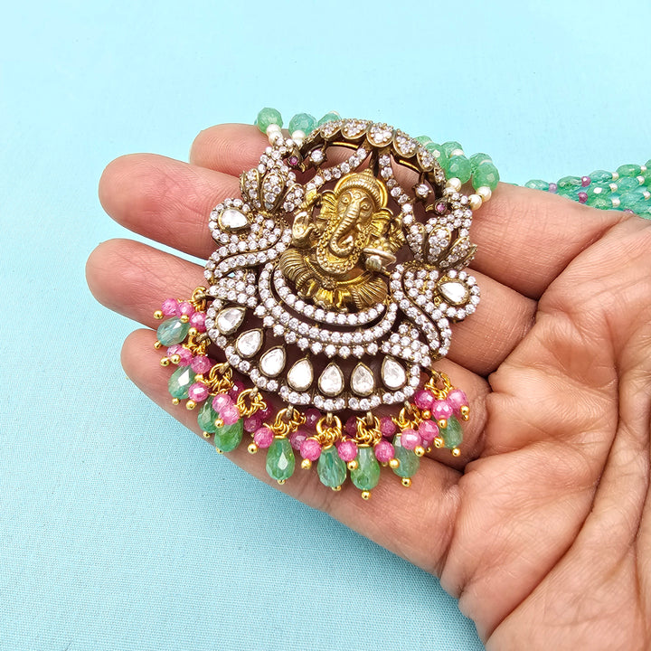 Victorian Ganesh necklace