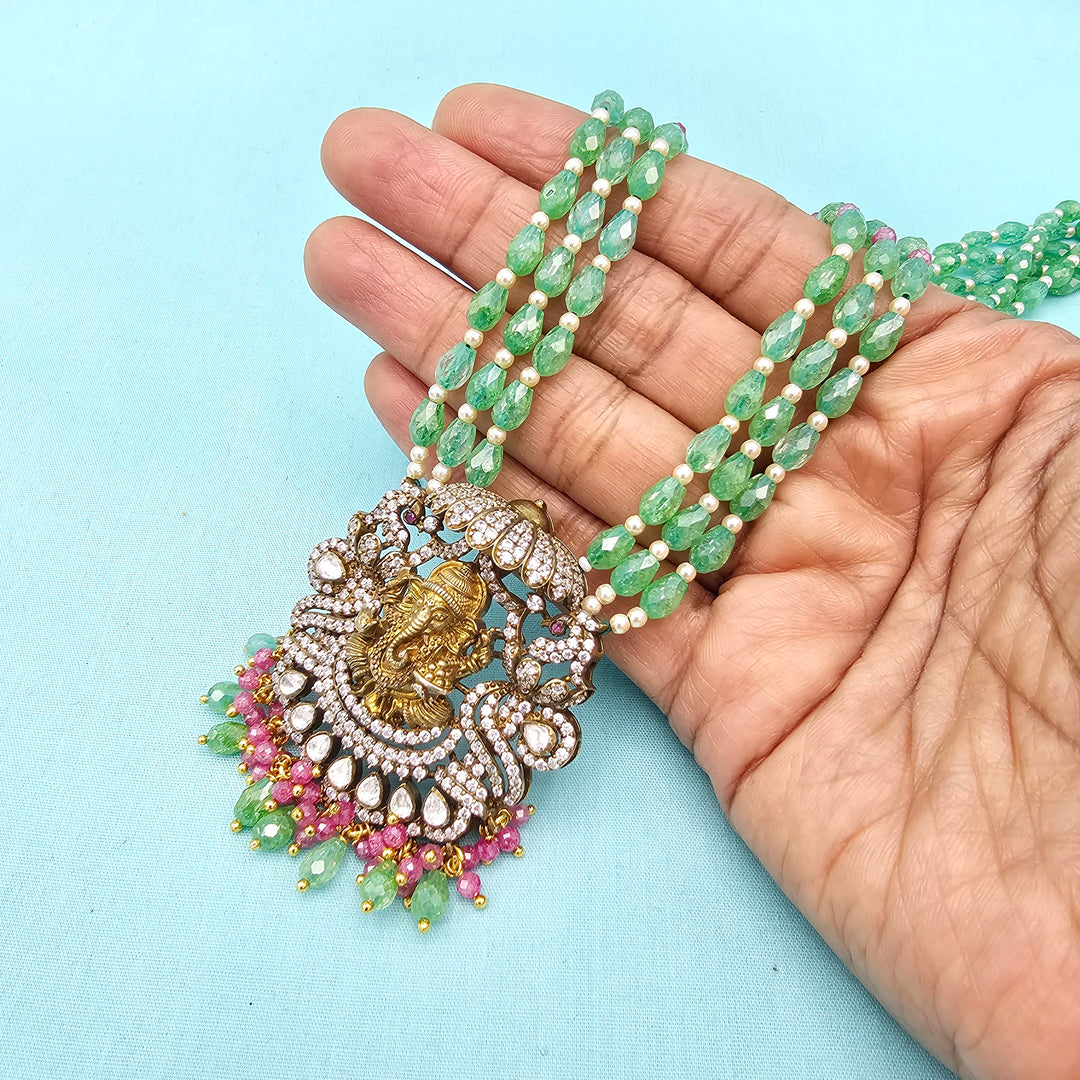 Victorian Ganesh necklace