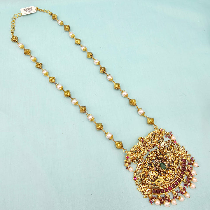 Silver Nakshi necklace