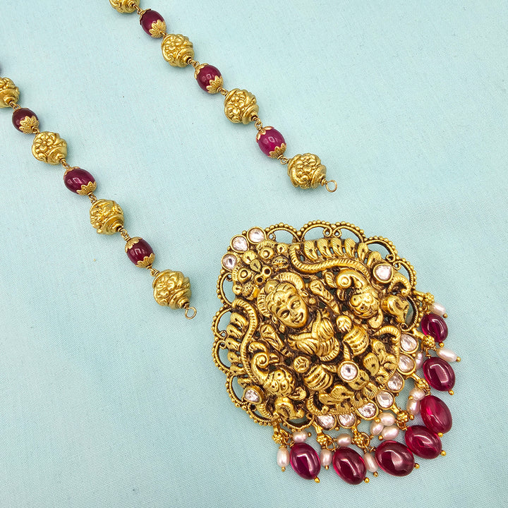 Silver Ruby necklace