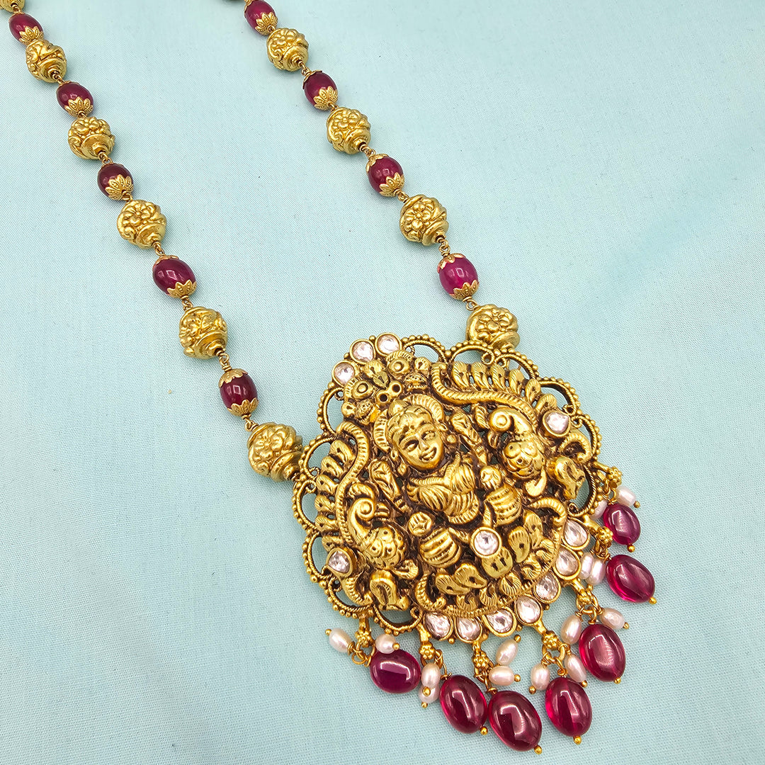 Silver Ruby necklace