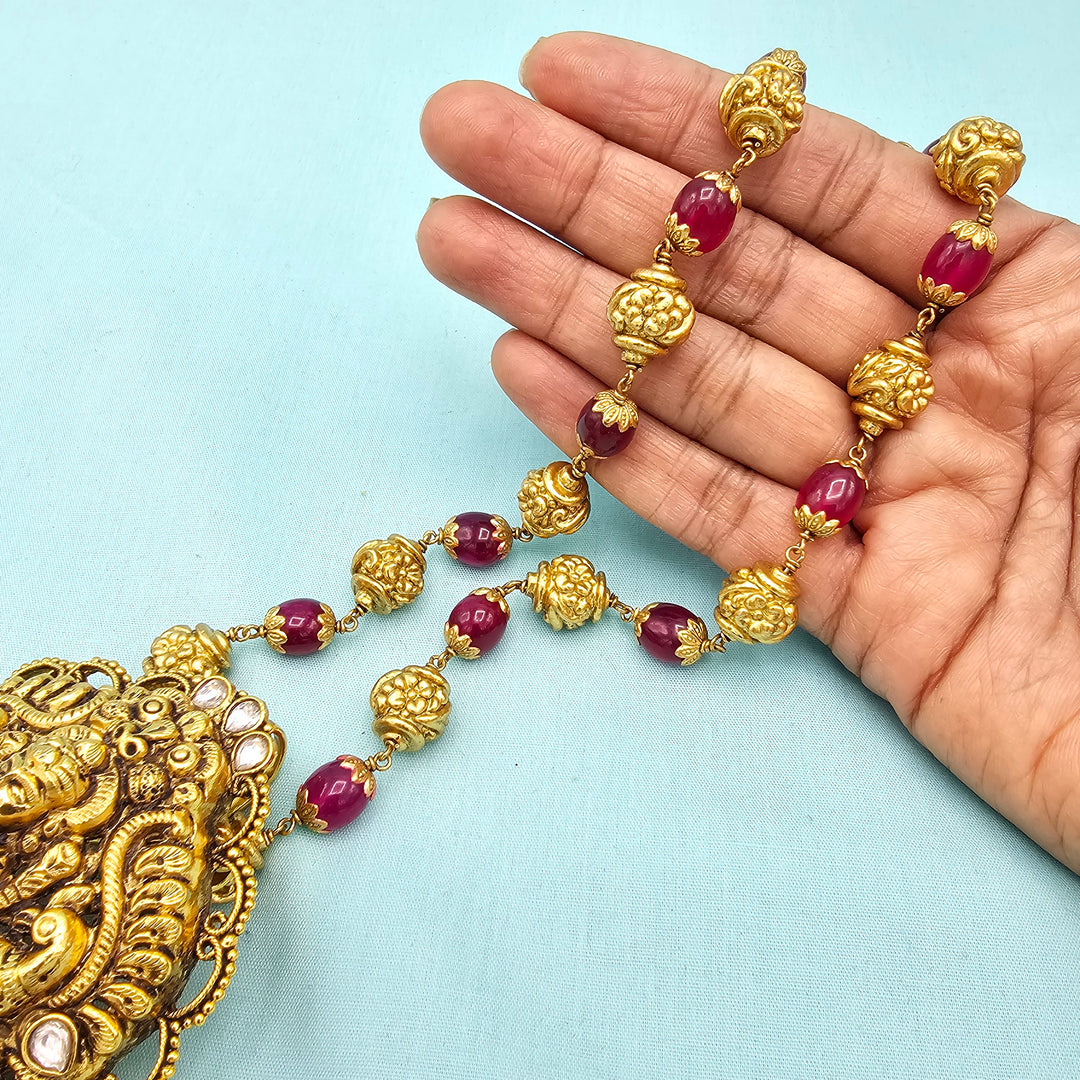 Silver Ruby necklace