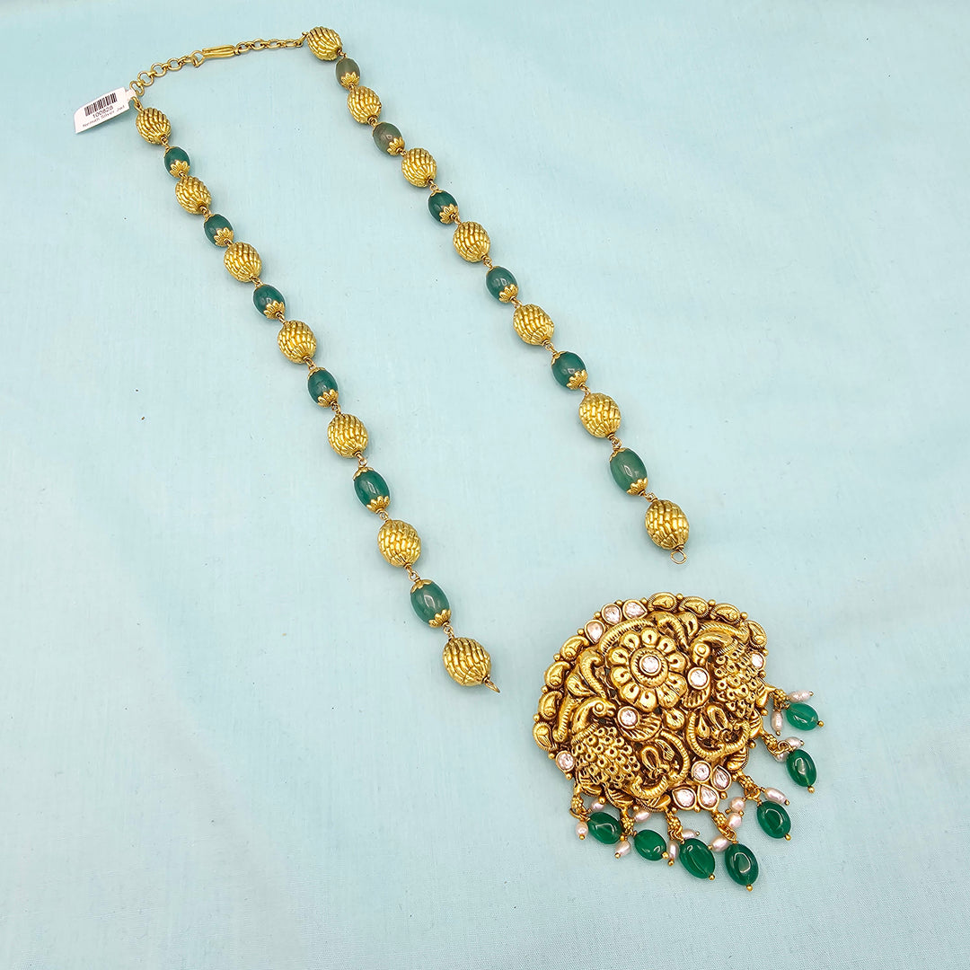 Nakshi Green Necklace