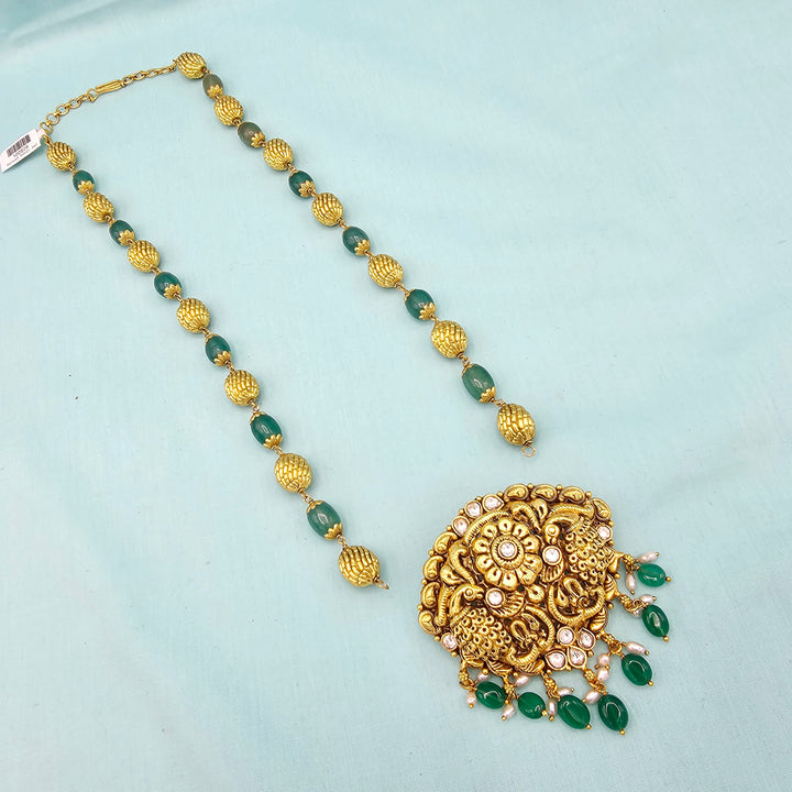 Nakshi Green Necklace