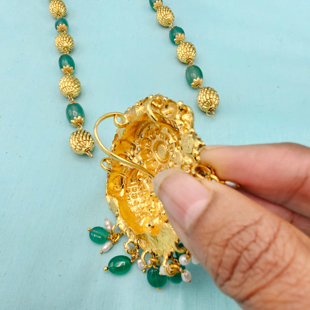 Nakshi Green Necklace