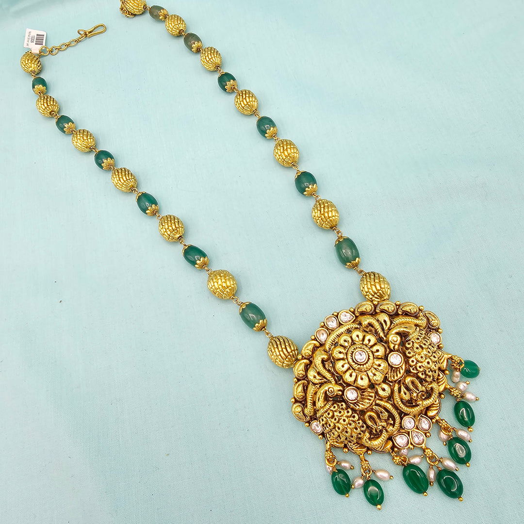Nakshi Green Necklace