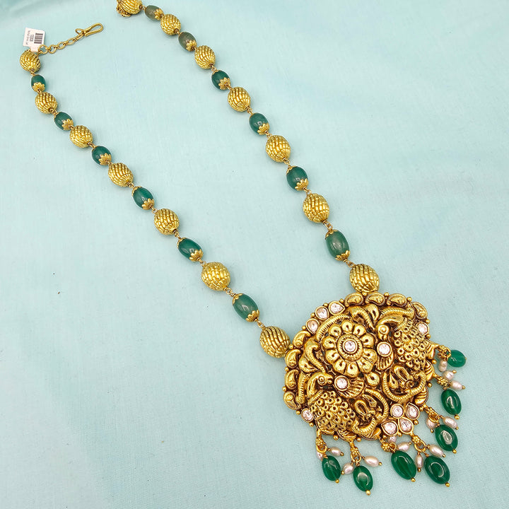 Nakshi Green Necklace