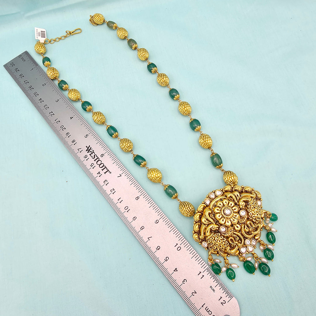 Nakshi Green Necklace